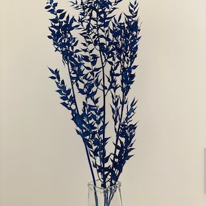 Navy Ruscus-Navy preserved flowers-Wedding flowers