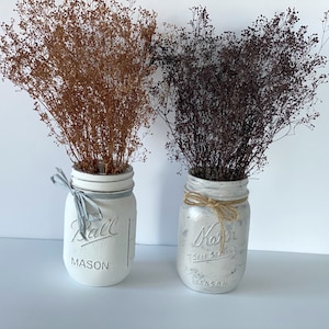Brown  wood tone Dried baby breath , dried Chocolate  brown flowers ,Dried gypsophila bunch