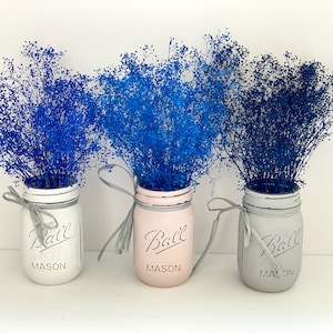 Navy -Blue Marin-Royal Blue Dried baby breath,  Blue real dried baby breath,  gypsophila bunch