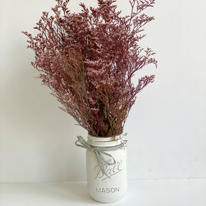 Frosted Burgundy Preserved Caspia Bunch-