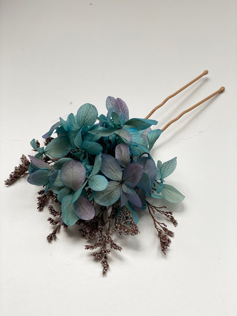 Blue Wedding Hair Pins Bridal Teal Hair Pins Blue Hair Pins Etsy