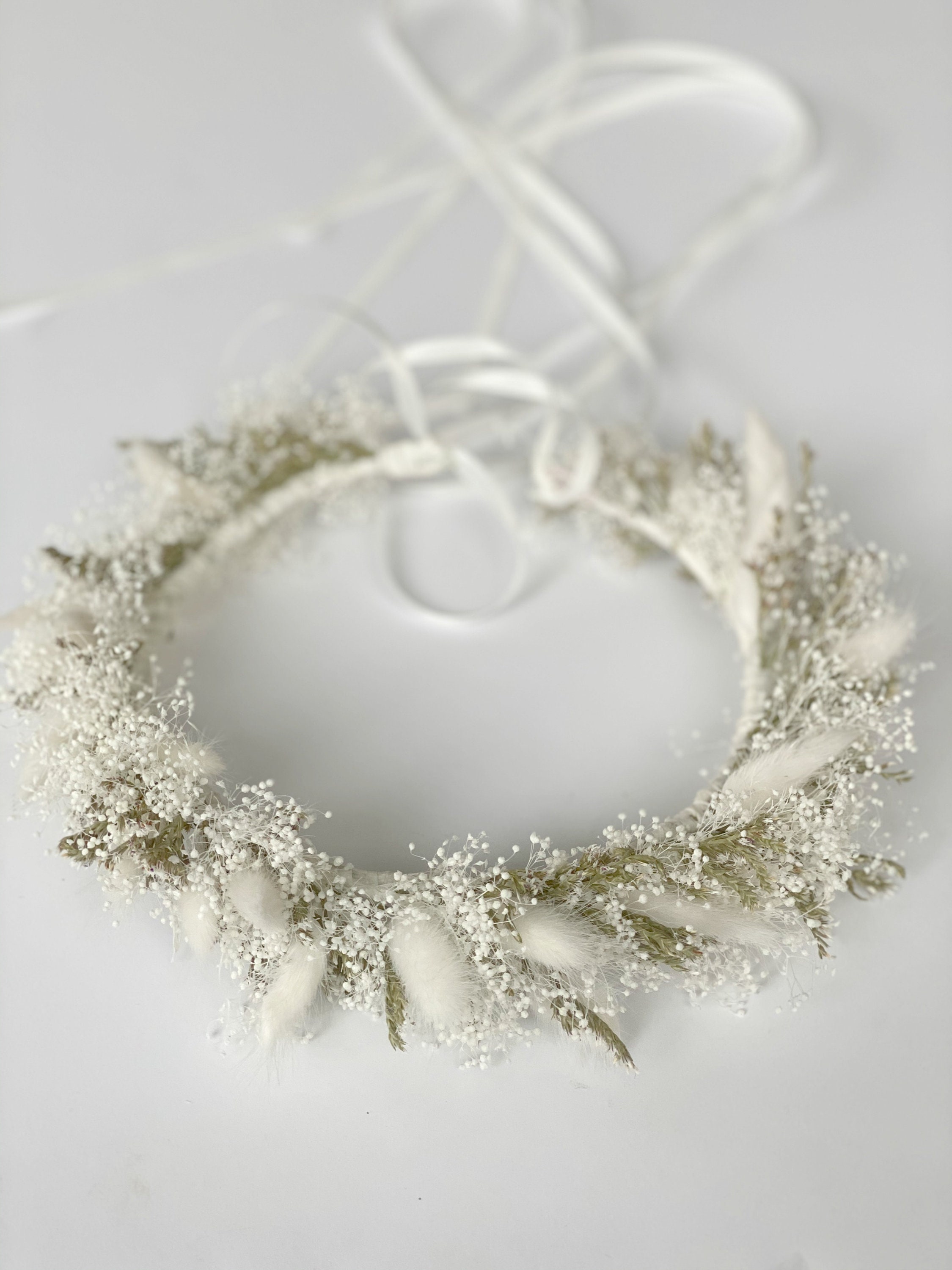 White Dried Flowers Wreathwedding Florals Dried Baby Breath - Etsy