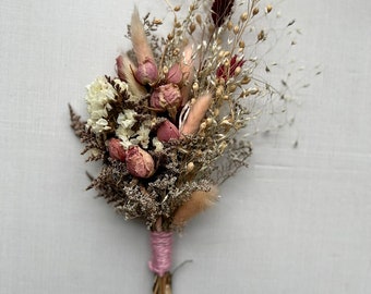 Field Flower Dry Flower Bouquet, Wedding Bouquet,   Bouquet, Dried Flower Bouquet-Bud vase bouquet