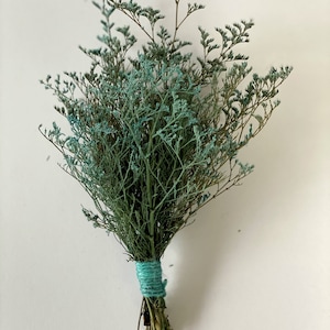Blue Mini Caspia Bouquet-Preserved flowers Mini bouquet-Dried flowers gift topper-Add on Gift bouquet