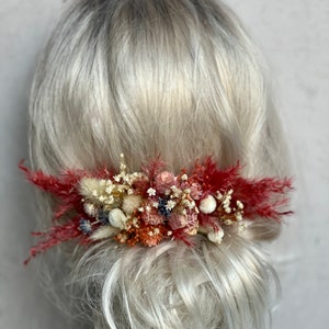 Preserved Flowers  hair pins;Roses Bridal hair pin; Hair piece wedding flower hair comb- floral hair in bridal