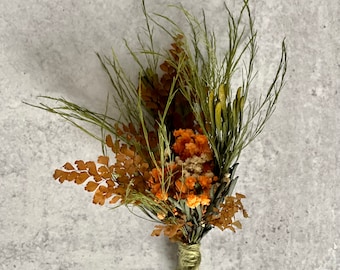 Natural Dried flowers boutonnières, Wedding boutonnières, Dried flowers accents;Wedding accessories