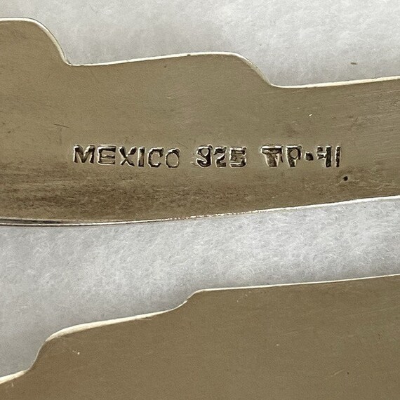 Vintage Sterling Silver 925 3.40" Taxco Mexico So… - image 9