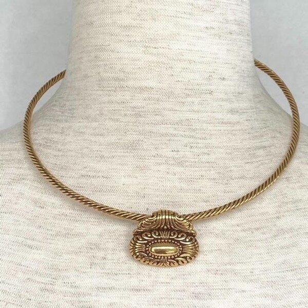 Torque Necklace Etsy