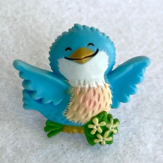 Vintage Hallmark Cards Inc Happy Baby Bluebird Bi… - image 2