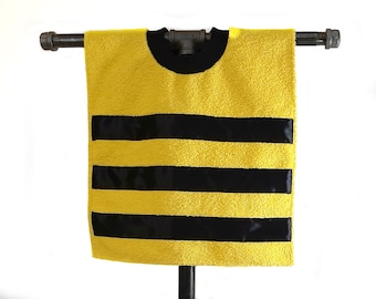 Honeybee Baby Bib - full coverage bumble bee bib to protect clothing