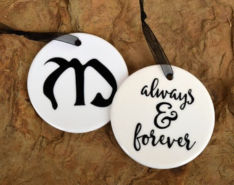 Mikaelson -The Originals - Always & Forever - Ceramic Christmas Ornament