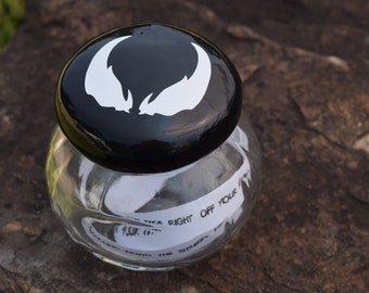 Venom Eyes Glass Jar - Medium Sized