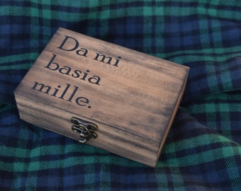 Give me a thousand kisses... Outlander Wooden Trinket Box