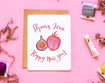 Shanah Tovah Printable Folded Greeting Cards-jewish New Year - Etsy Israel