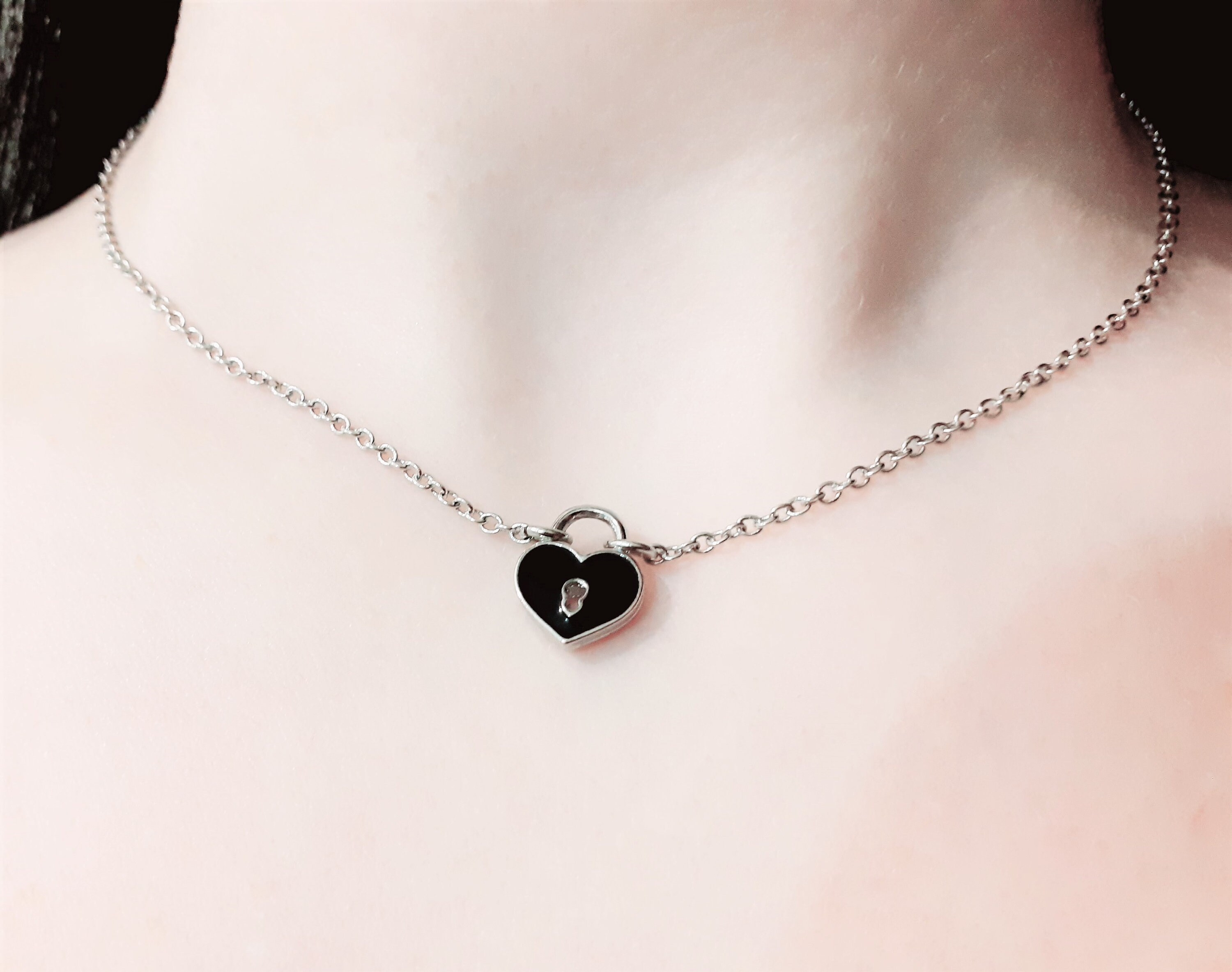 Discreet day collar for submissive Bdsm discreet sub collar Etsy