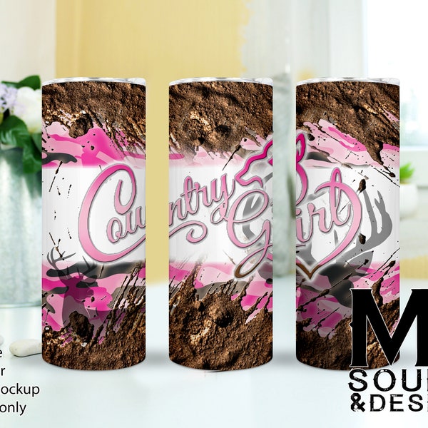 Country Girl Digital Tumbler Design, Country Girl Digital Tumbler, Country Girl Digital File, Country Girl Digital Tumbler Wrap