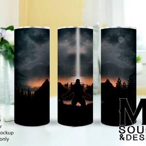 Bigfoot Tumbler Wrap, Bigfoot Tumbler Design