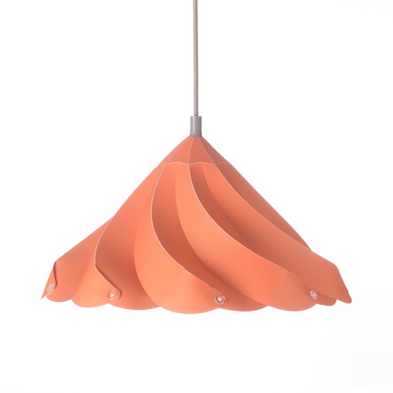 Meringue Lampshade Coral Modern Hanging Lamp Pendant Light Modern Hanging Lamps Ceiling Lights Nursery Lampshades Origami Lampshade