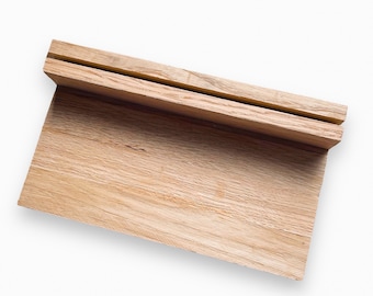 Wooden blank tray with card holder | Gift packaging