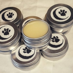 100% Natural and Lickable Paw and Snout Balm / Salve with Vitamin E for Dogs, Cats, Rabbits, Ferrets, Most Pets Travel Safe First Aid