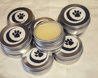 100% Natural and Lickable Paw and Snout Balm / Salve with Vitamin E for Dogs, Cats, Rabbits, Ferrets, Most Pets Travel Safe First Aid