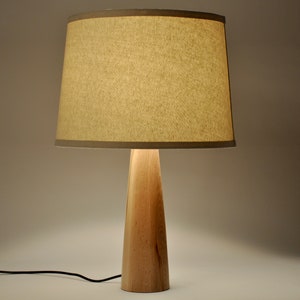 Cone Modern Wood Table Lamp | Bedside Lamp | Night Light | Wood Lamp | Table Lamp | Table Light | Wood Light