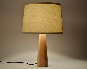 Cone Modern Wood Table Lamp | Bedside Lamp | Night Light | Wood Lamp | Table Lamp | Table Light | Wood Light