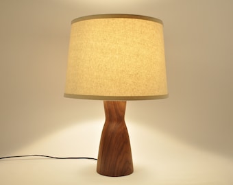 Corsé Moderno De Madera Lámpara de Mesa / Lámpara de Noche / Luz de Noche / Lámpara de Madera / Lámpara de Mesa / Luz de Mesa / Luz de Madera