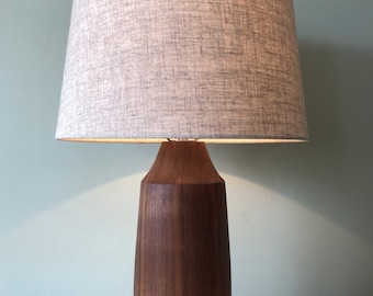 El frasco Lámpara de mesa moderna / Lámpara de noche / Luz de noche / Lámpara de madera / Lámpara de mesa / Luz de mesa / Luz de madera