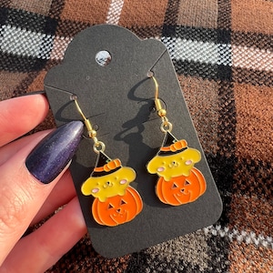Adorable Halloween Puuurrring Earrings