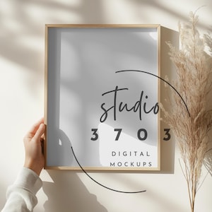 Frame mockup, Artwork display, 5x7 ratio, boho mockup, interior frame mockup