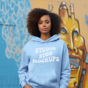Light Blue Gildan 18500 Light Blue Hoodie Mockup Gildan Hoodie Bundle Senior Black Grandma Mockup Gildan Oversized Hoodie Boho Mockup Woman Etsy