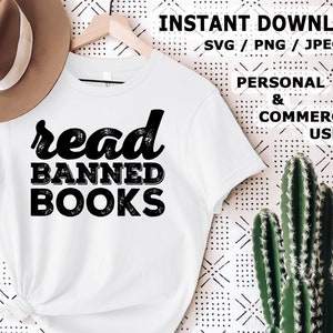 Lese verbotene Bücher / SVG / PNG / Digitale Datei / Feministische, diy Geschenk, Glowforge, Cut-Datei, Sublimation, Aufkleber, Lehrer Geschenke, Bibliothek