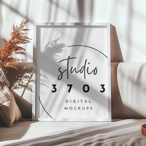 Frame mockup, Artwork display, DIN A, boho mockup, interior frame mockup
