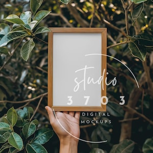 Frame mockup, Artwork display, 5x7 ratio, boho mockup, interior frame mockup