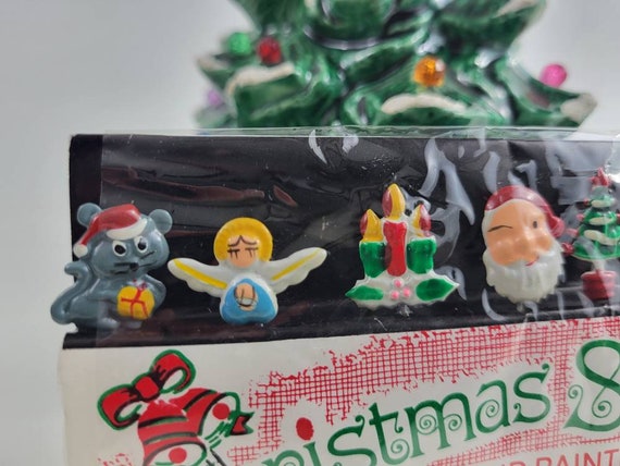 NOS New Vintage 40s 50s Christmas Stickpins Hand … - image 3