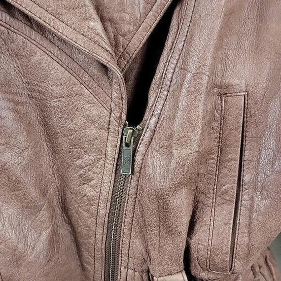 Wilson’s Leather Jacket VTG Cropped 80s Adventure… - image 4