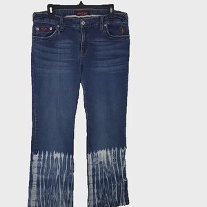 Y2k Bleached Jeans - Etsy