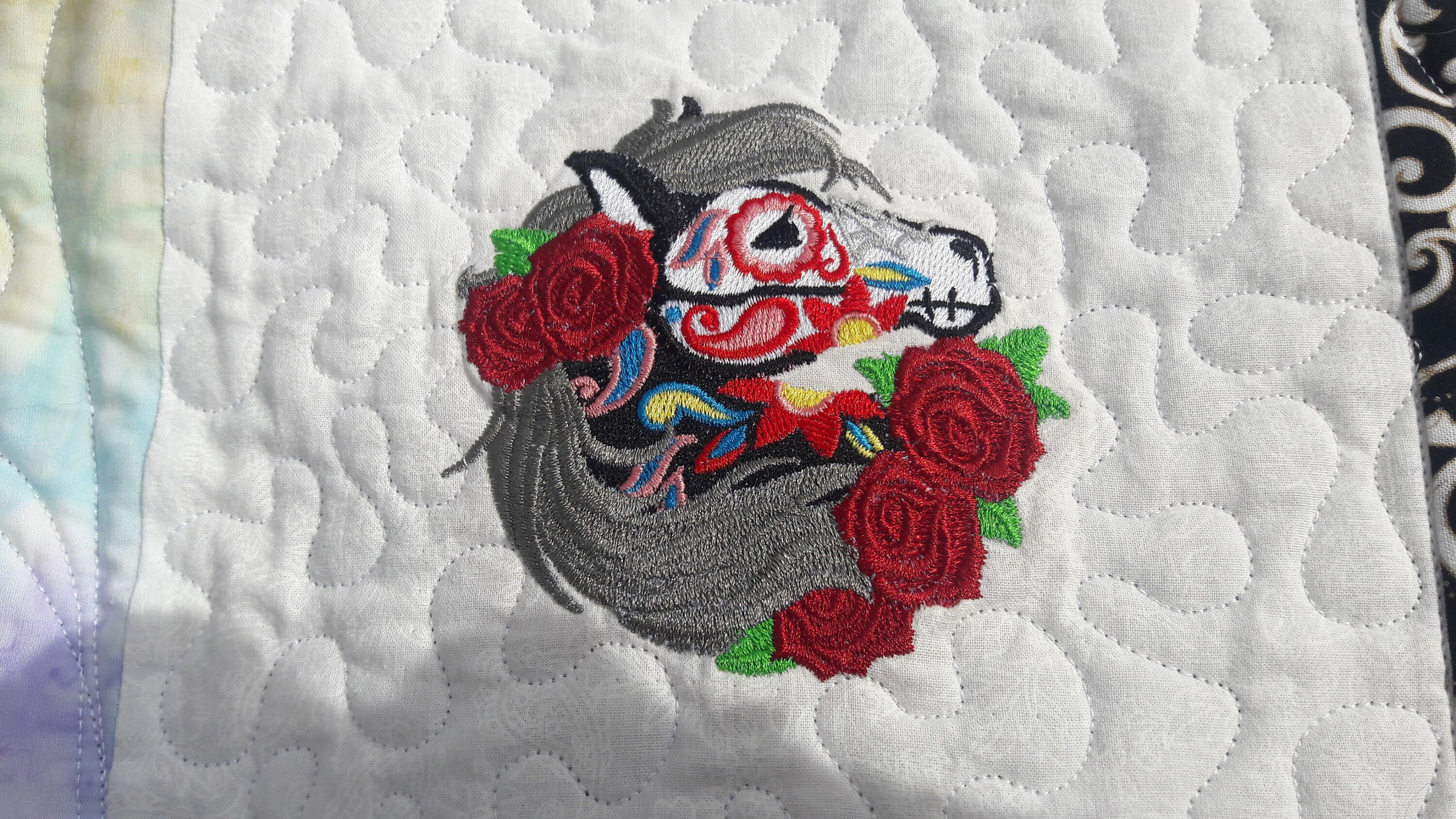 Beautiful Embroidered Horses Quilt Baby Blanket Throw Etsy