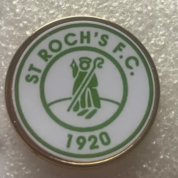 ST.ROCHS FC crested pin badge football soccer.