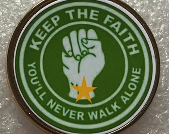 Celtic ultras KTF pin badge football soccer