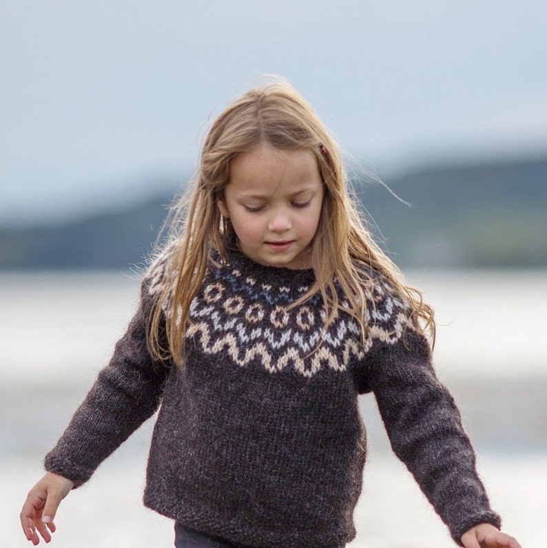 Knitting PATTERN // Child's Icelandic Sweater HEIMA PDF Etsy UK