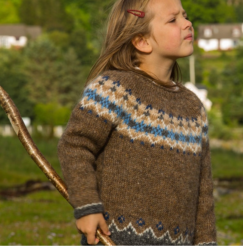 Knitting PATTERN // PDF download Child's Icelandic Etsy