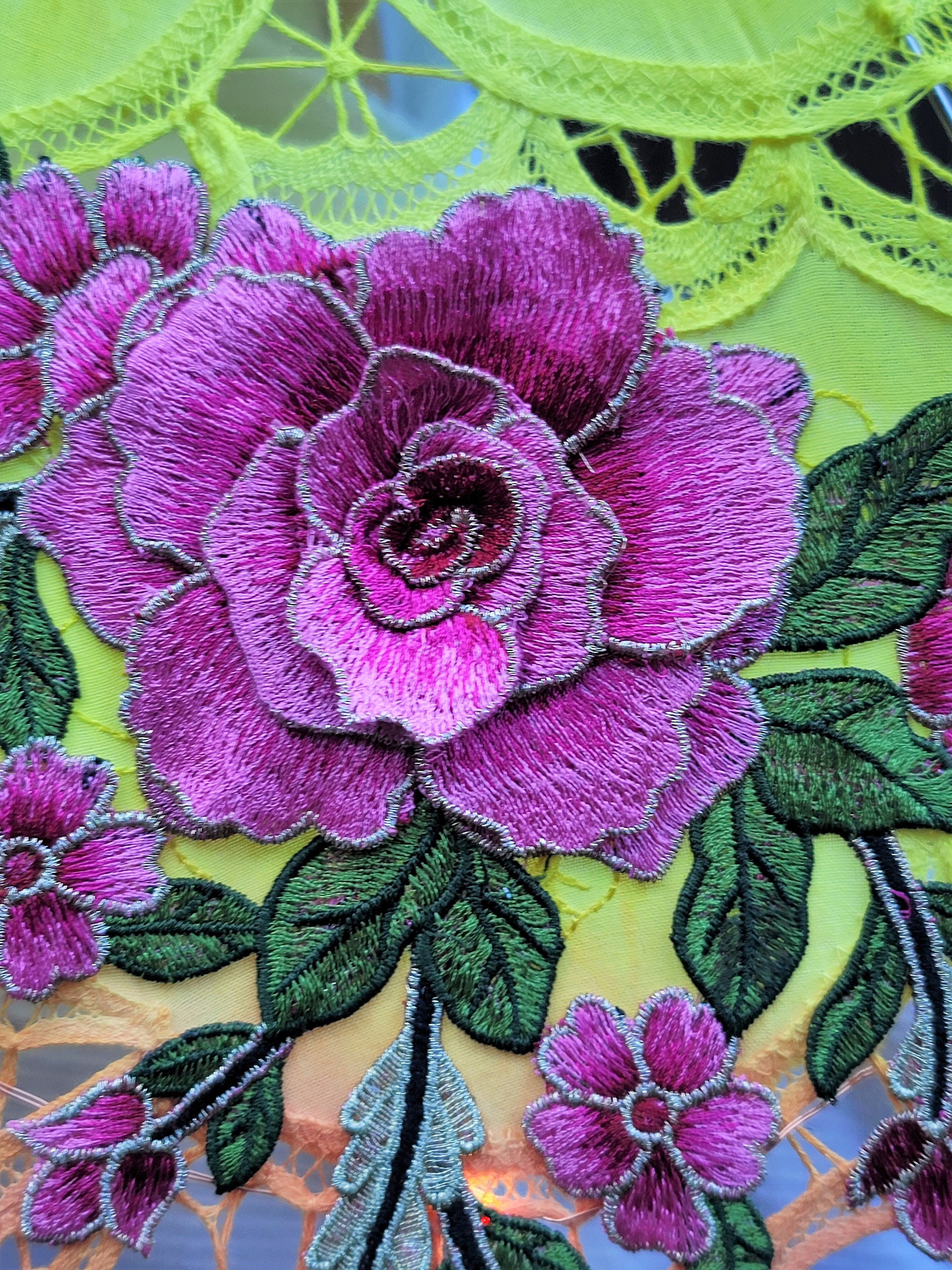 LED Sonnenschirm Gelb Rosa Ombre Sonnenschirm mit rosa | Etsy