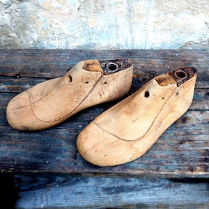 Antique Wooden Child&#39;s Shoe Forms Cobblers Shoe Shoe Lasts  Shoemaker&#39;s Tools