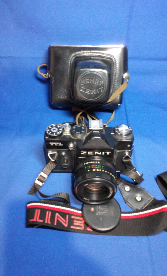 zenit ttl vintage soviet camera helios 44m lens etsy
