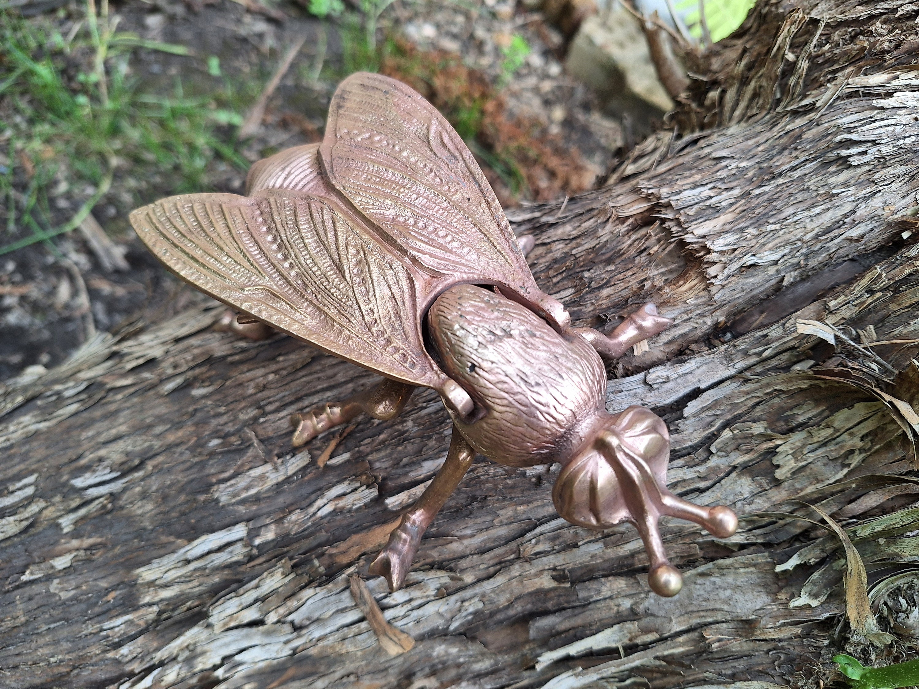 Vintage Bronze Fly Ashtray - Etsy