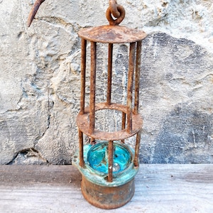 Antique Mining Lamp Vintage Miners Lampada Lanterna
