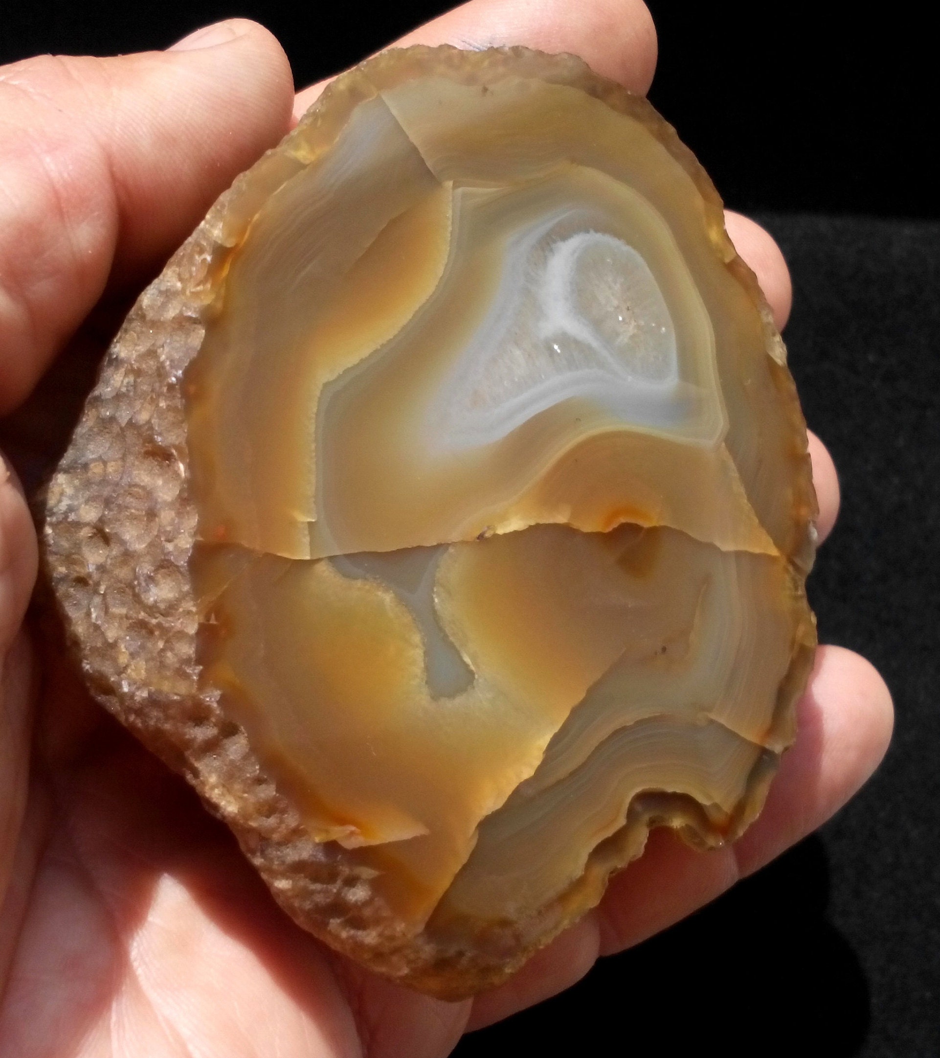 Large Natural Agate Geode Slice Mineral Specimen Rocks and Etsy