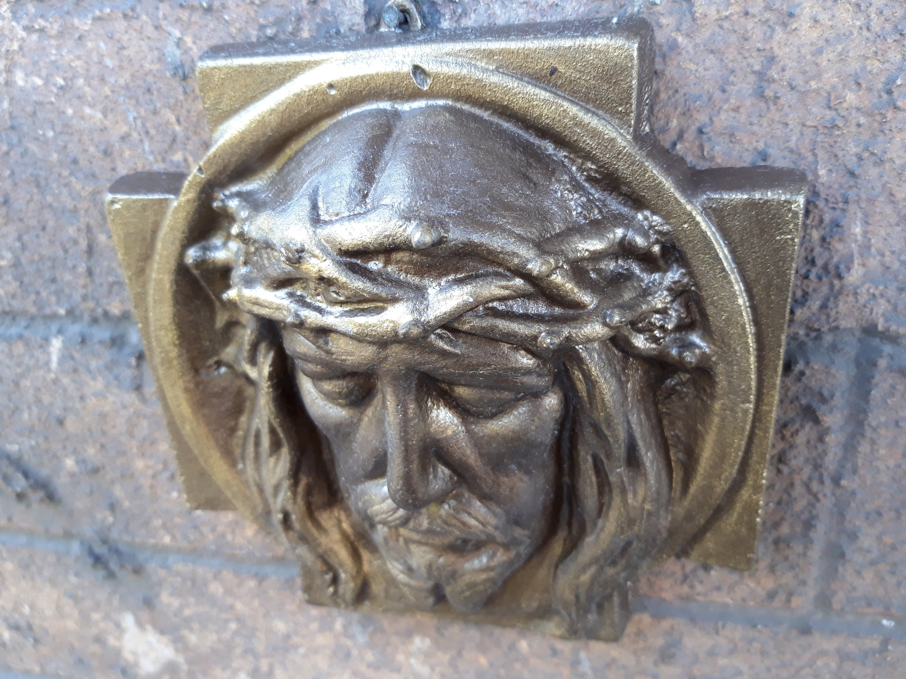 Jesus Wall Sculpture Vintage Relief Wall Plaque Savior Etsy